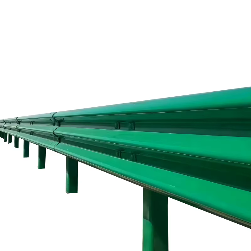 Professional Highways Traffic Barriers Hot Dipped Galvanized Crash Guardrails for Roadways Surface Treatment Made of Steel