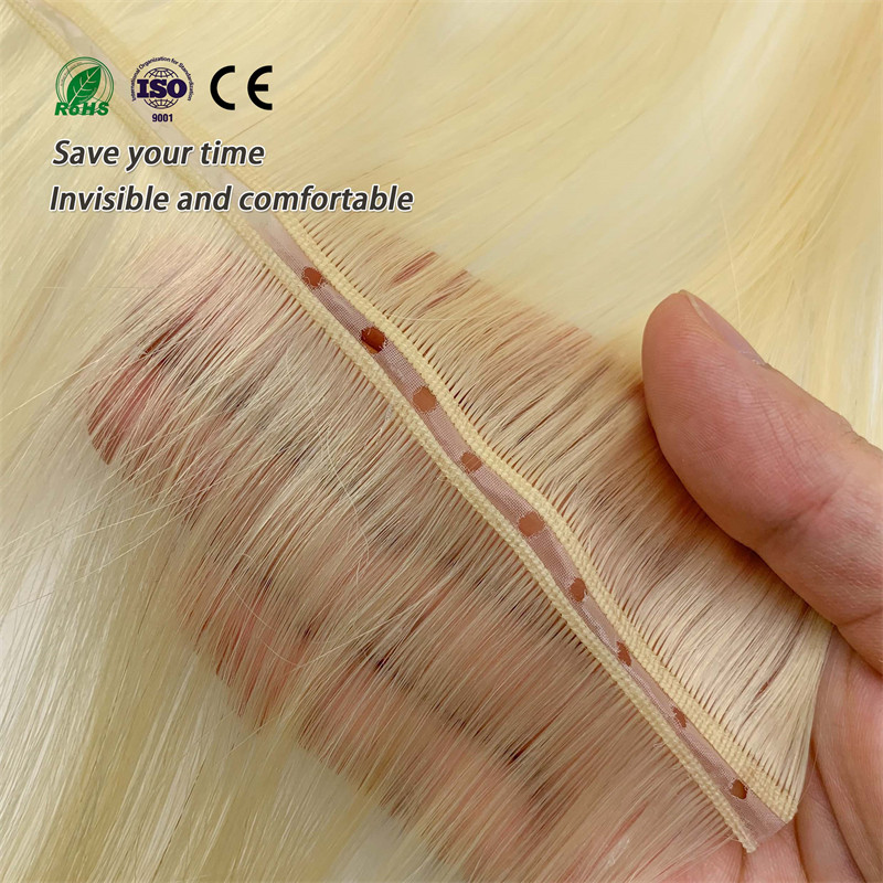 Fasimei Nyt Produkt Butterflyplet Menneskehårudlængninger Skodervenstreneret Usynlig Hulplet Menneskehårudlængning