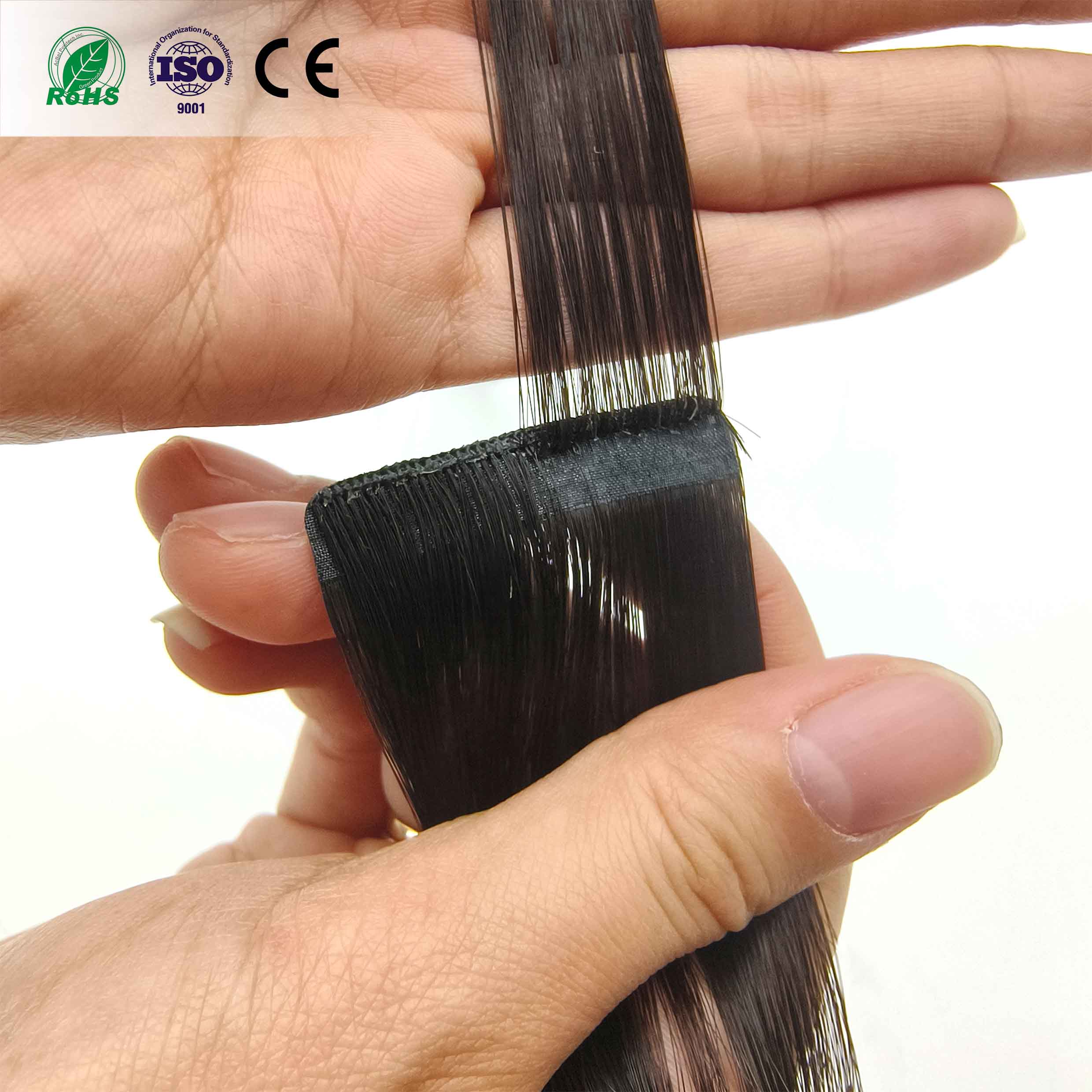 Fasimei עיצוב מקורי שיער טהור אחד נתרם g-tape באיכות אירופאית שיער אנושי מותנה