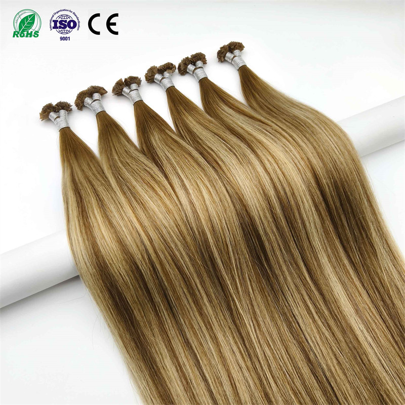 Fasimei Whole Sale שיער קרטין, מחיר מפעל, שיער עם קוטיקול טרי, מושרה, שיער אנושי דו-שכבתי, טיפים שטוחים, טיפ קרטין מיני