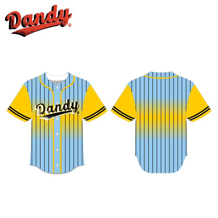 Tovární cena výroby baseballového trika s oblečením pro střední školy