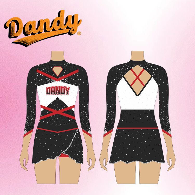 Costume de cheerleading pentru copii și adulți – Logo-uri și numere sublimate personalizate