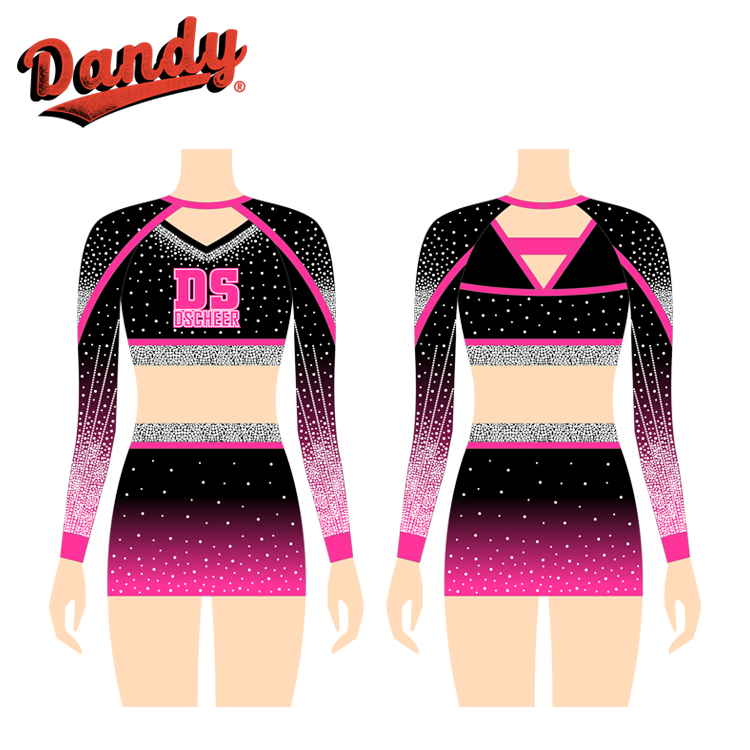 Raztegljive enkratne uniforme za cheerleading, veleprodaja, po meri, za prilagodljivost in zmogljivost