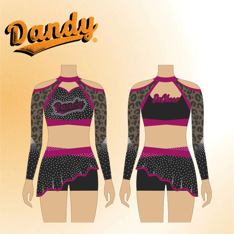 Cheerleadingový dres s moderním střihem – Vlastní logo, živé barvy, výrazný styl, velikosti pro mládež i dospělé