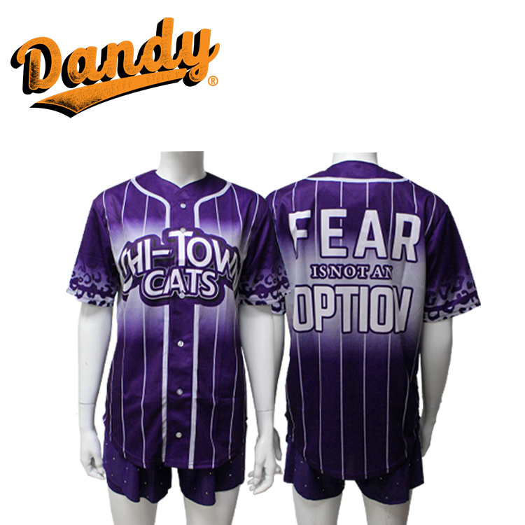 ชุดเสื้อผ้ากีฬาแบบกำหนดเอง การออกแบบสัญลักษณ์แบบซับลิเมชันดิจิทัล ชุดเบสบอล ราคาจากโรงงาน มีหลายขนาดสำหรับเด็กเล็กและผู้ใหญ่