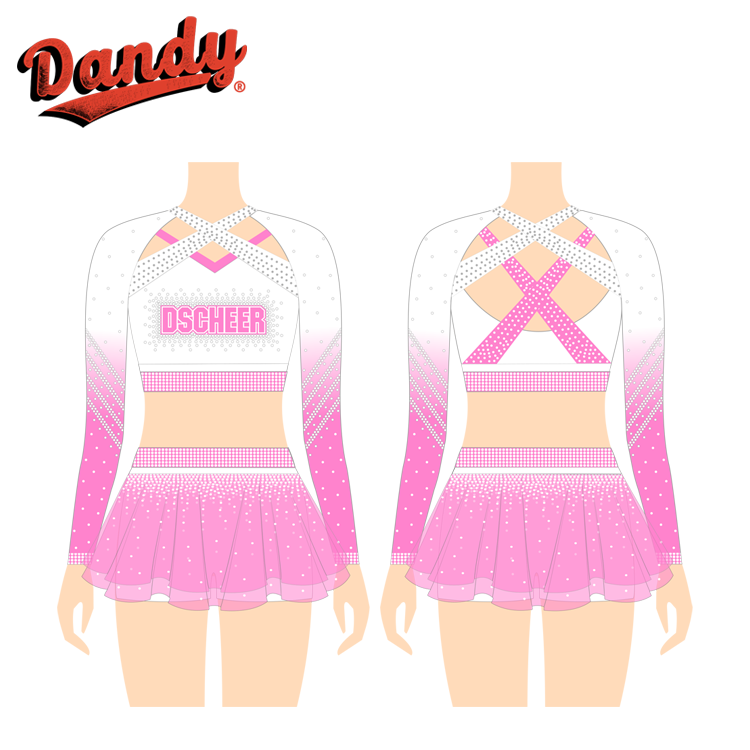 Creează și Proiectează Uniforme Personalizate pentru Cheerleading Preț de Fabrică Livrare Rapidă