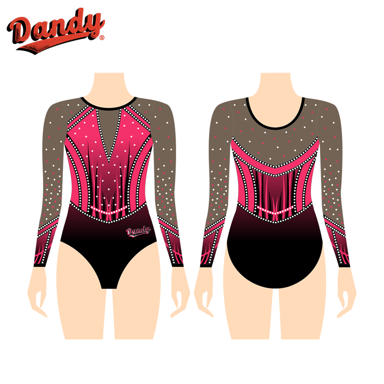 Lesklé rukávní trenky pro gymnastiku jsou k dispozici pro rychlou dodávku a je možná výroba na zakázku