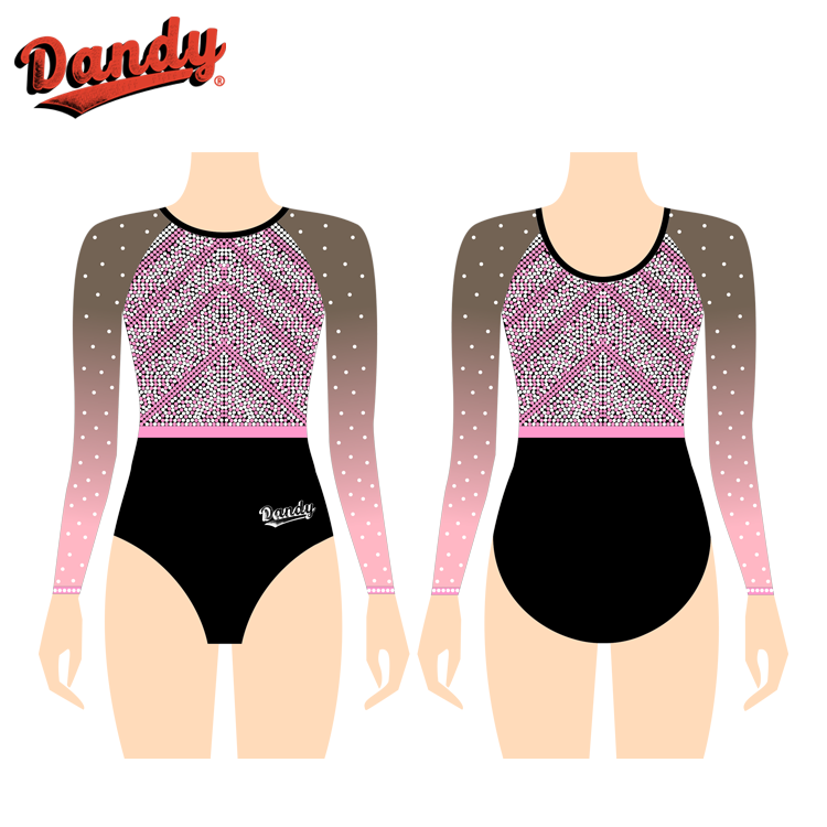 फैशन जिमनास्टिक लिओटार्ड ट्रेनिंग और शो के लिए स्टाइलिश डिज़ाइन