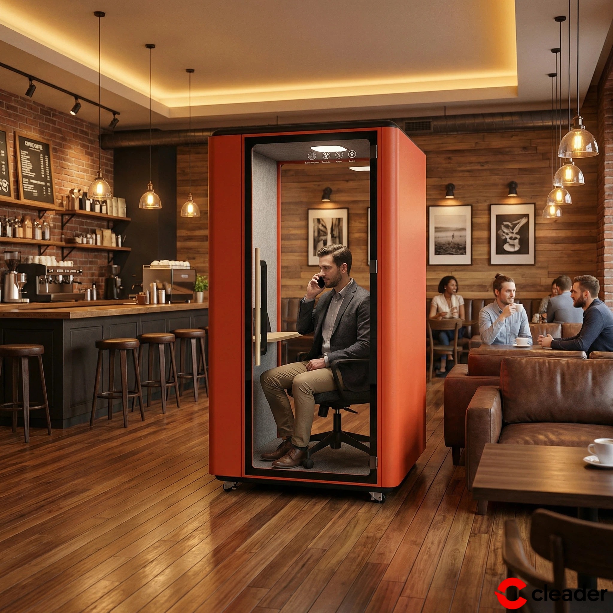¿Qué características debe buscar en una cabina telefónica de oficina premium?