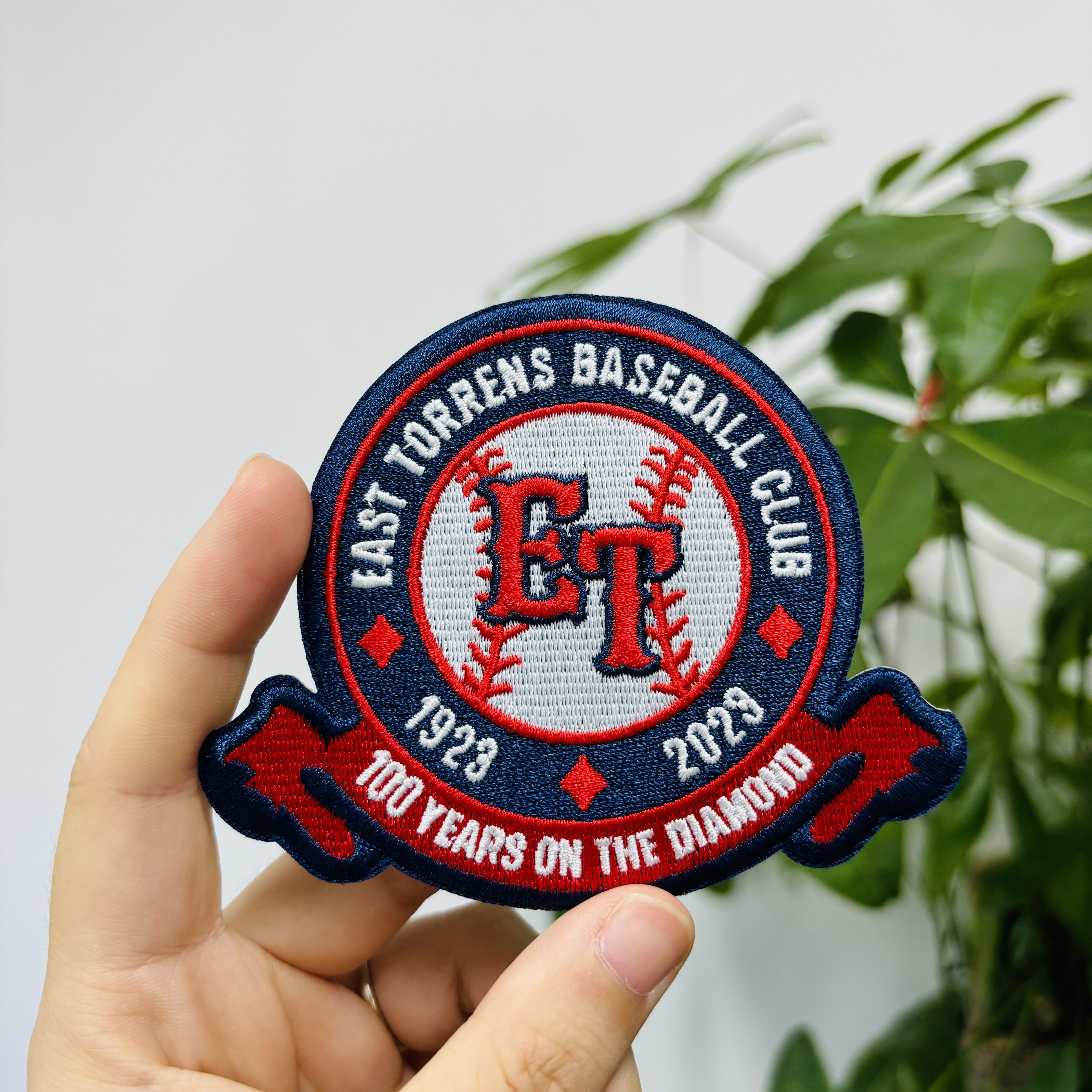 Custom Press Iron on Embroidered Patches for Clothing