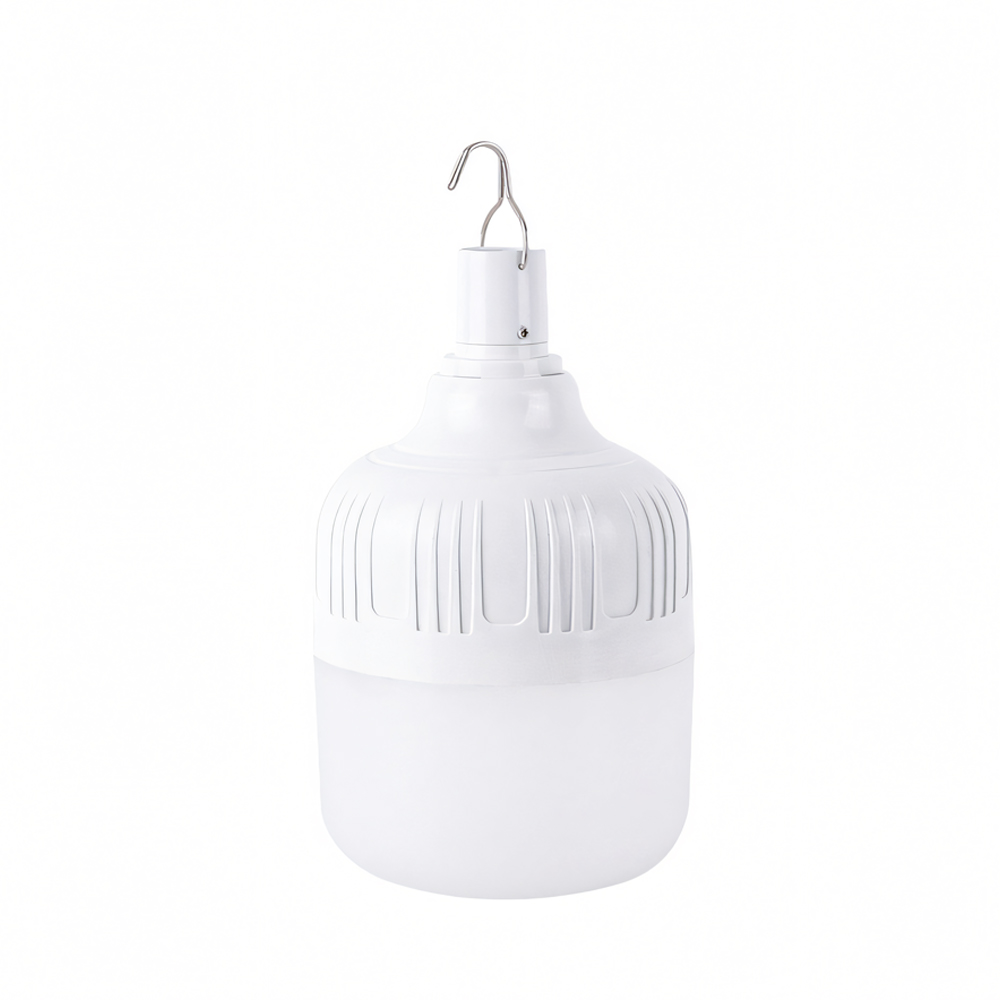 جسم PP شحن عبر USB بطارية ليثيوم قابلة للحمل ومصباح LED قابل للتعديل على السطوع مخصص للتنزه والضوء في حالات الطوارئ