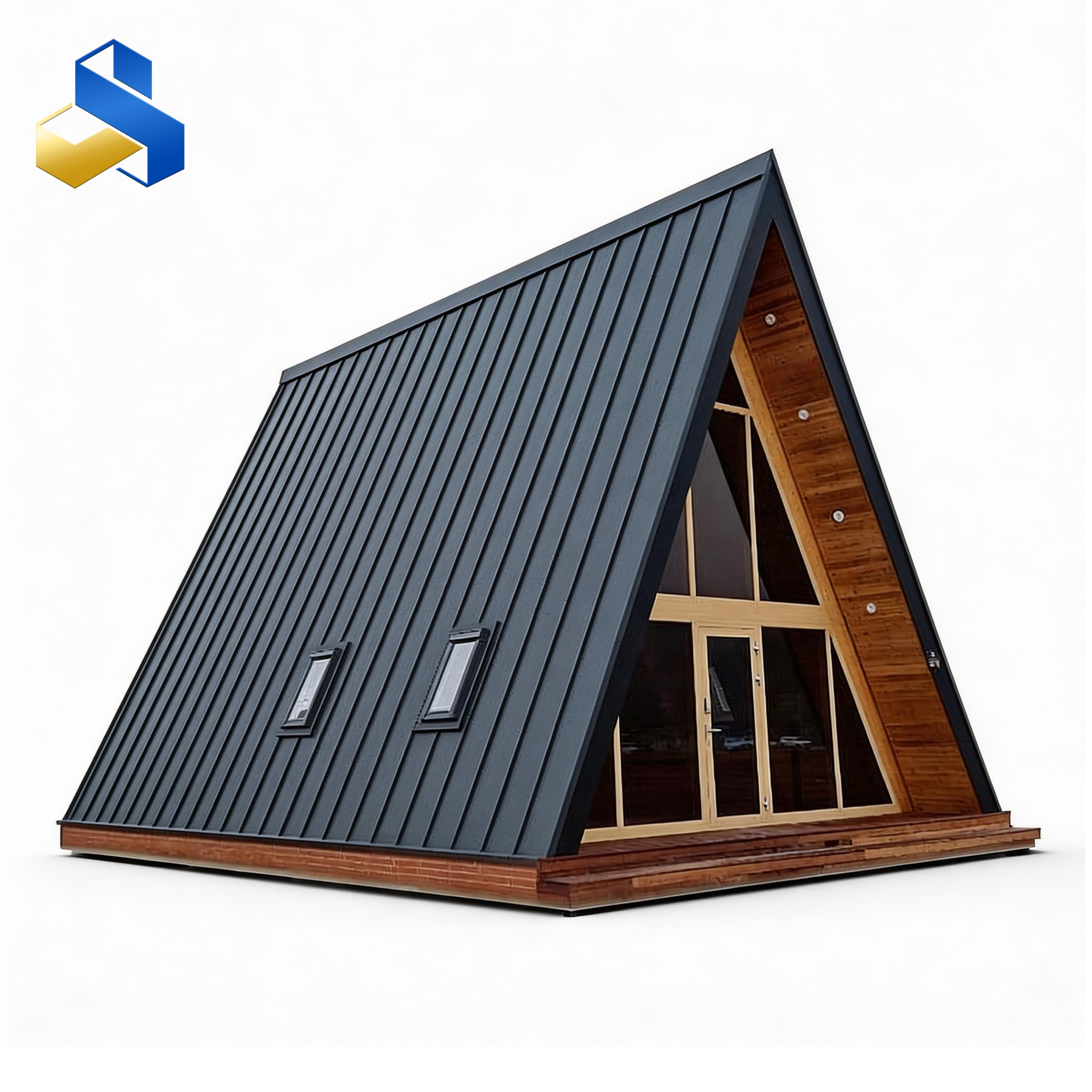 New steel structure eco-friendly prefabricated triangular container house