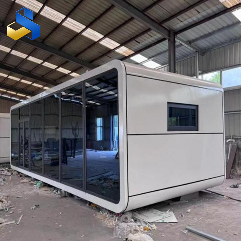 בית מכולות מודולרי ומיוצר מראש, אריזת קבינת אפל, בתים קטנים