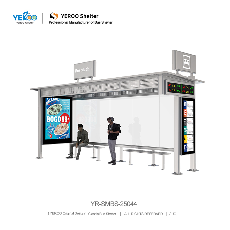 סככת אוטובוסים עירונית חכמה - YR-SMBS-25044