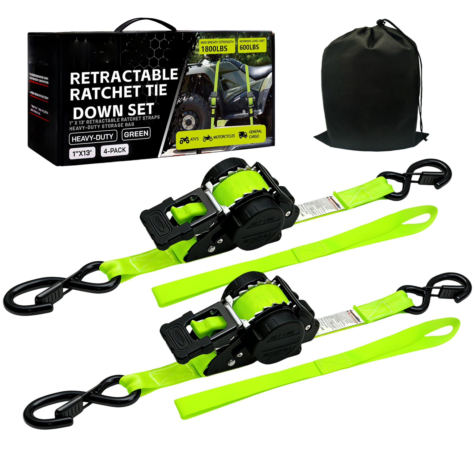 סט 2 אריזות ירוק, סט אמהלהנית משיכת חיזוק