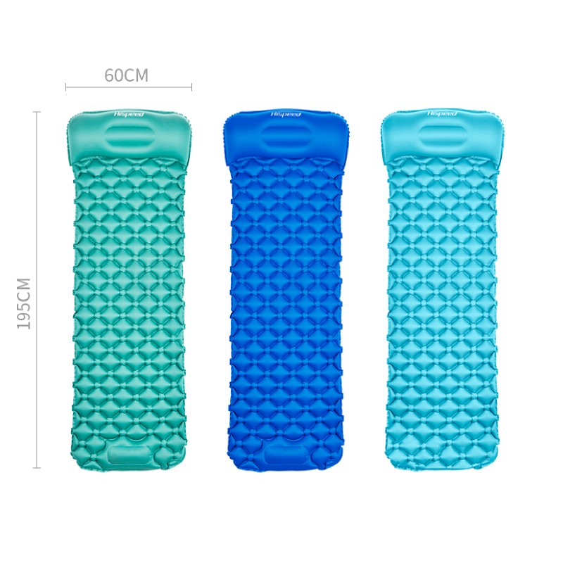 מזרן קמפינג 50d cycra, קל משקל, מתנפח, עם כרית,قابل לקיפול, מיטת אויר להרפתקאות בשטח