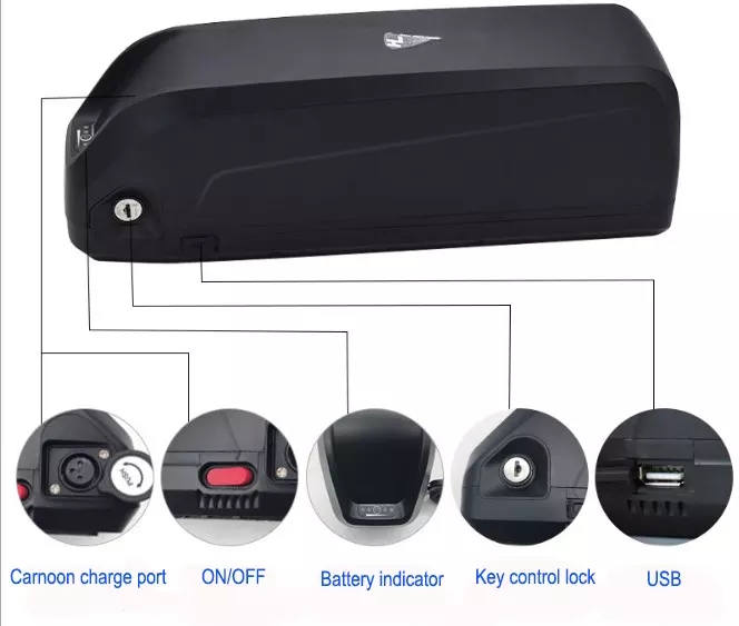 GeB HLG70 Hailong E-bike Battery - Power Your Ride with 36V/48V/52V Options