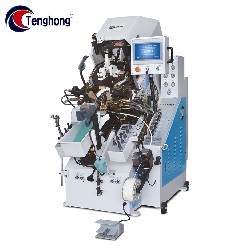 TH-747MA   9 Pincers Computer Memory Control Automatic Cementing Toe Lasting Machine