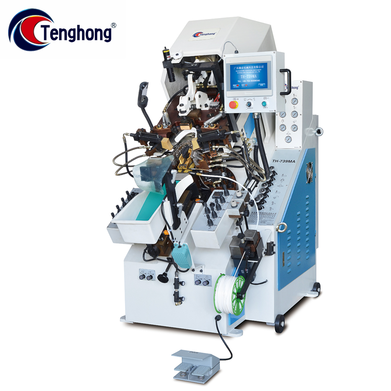 TH-739MA   9 Pincers Computer Memory Control Automatic Cementing Toe Lasting Machine