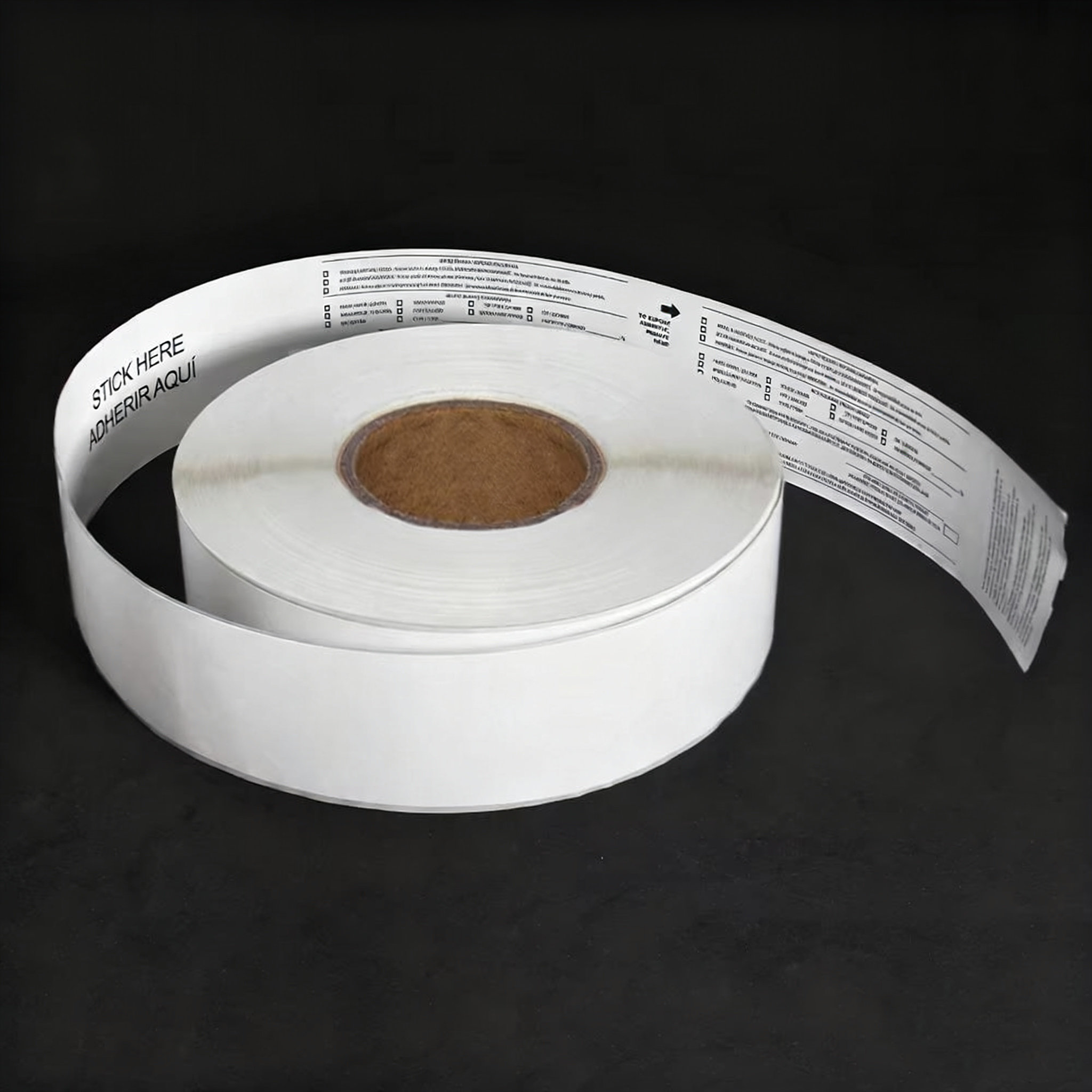 Pelekat Label Bagasi Penerbangan Syarikat Penerbangan Tag Kertas Sintetik Termal Langsung Filem BOPP Label Bagasi untuk Tag Bagasi