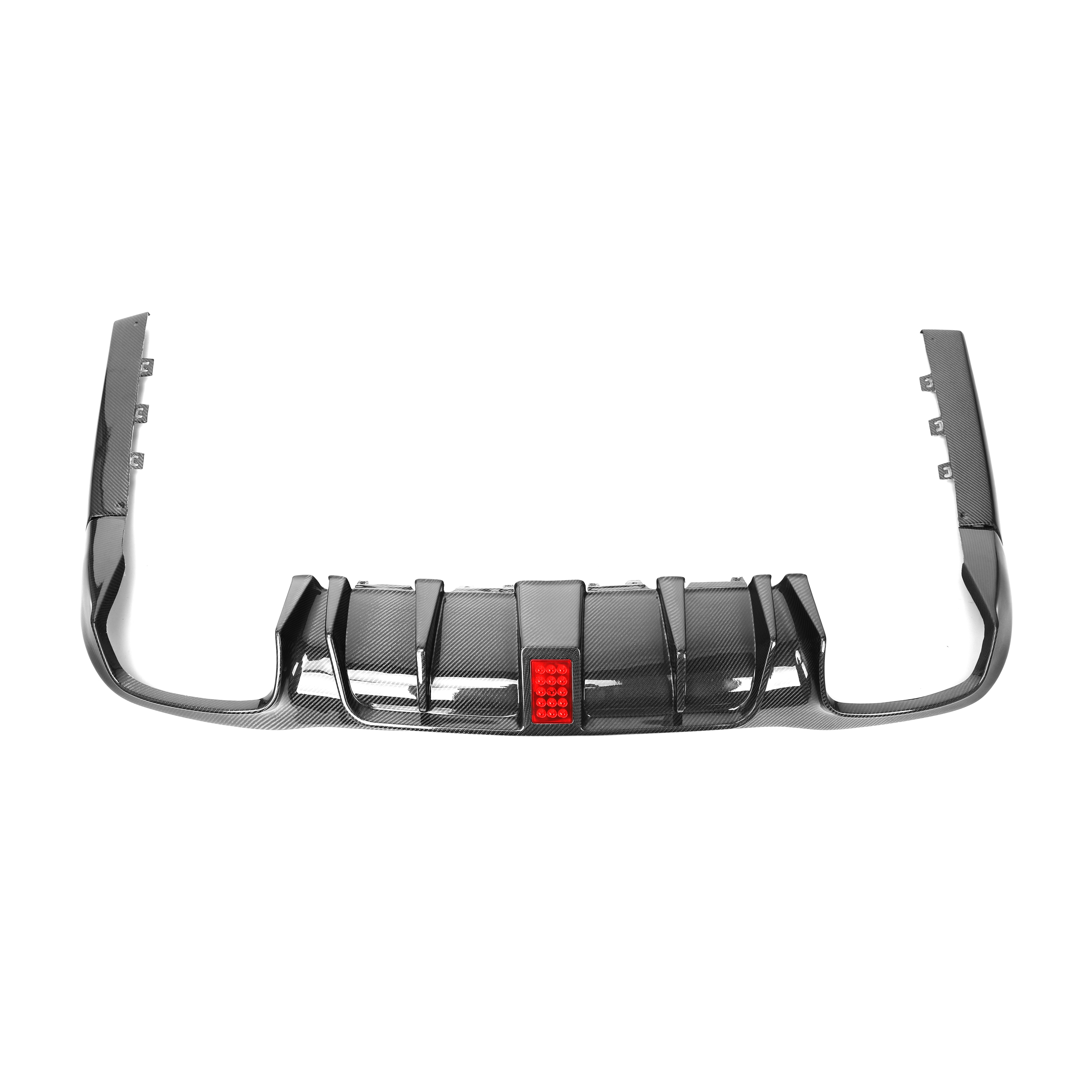 B Style Carbon Fiber Rear Bumper Diffuser fit For Mercedes Benz E Class W213 4-Door Sport line 2016-2020 Rear diffuser