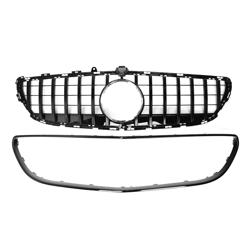 GT style Car ABS Front bumper grill  For Mercedes CLS Class W218 2015-2018  body kit front grille