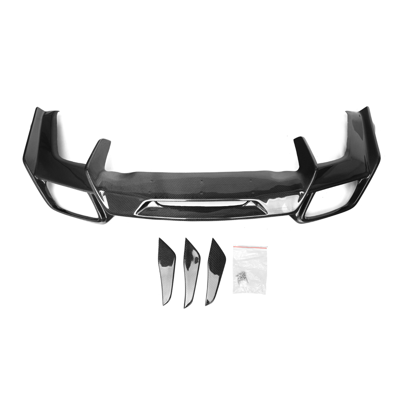 Carbon Fiber Rear bumper Kit For Mercedes Benz AMG GT coupe W190 2016-2018 RZ Style rear diffuser