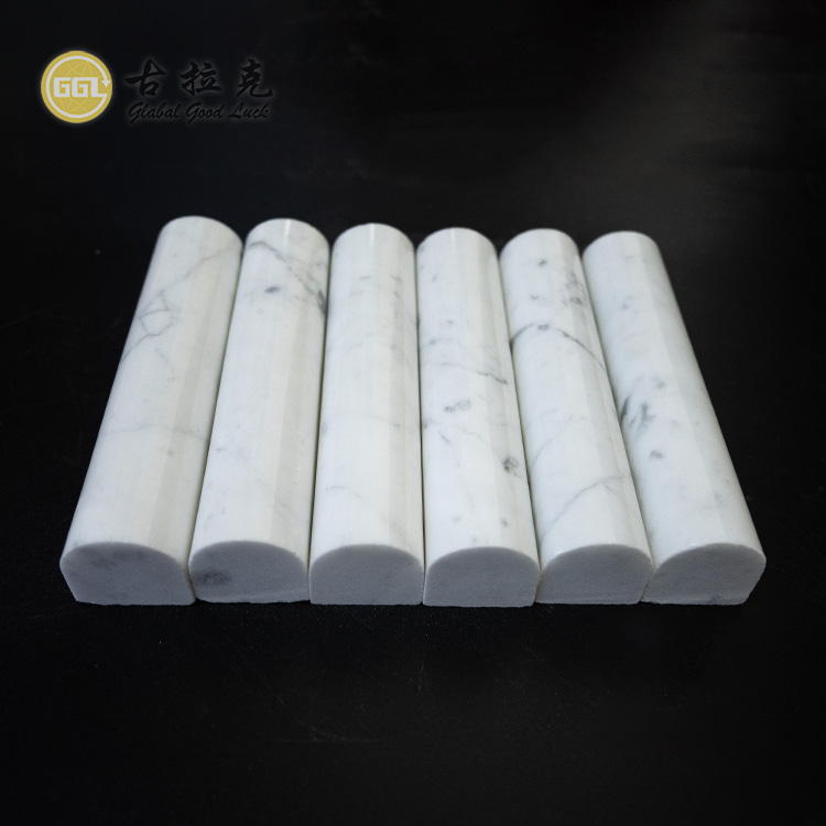 New Product Marble Natural Ellipse Strip Mosaics Stone for Hotel and Villa Decoration