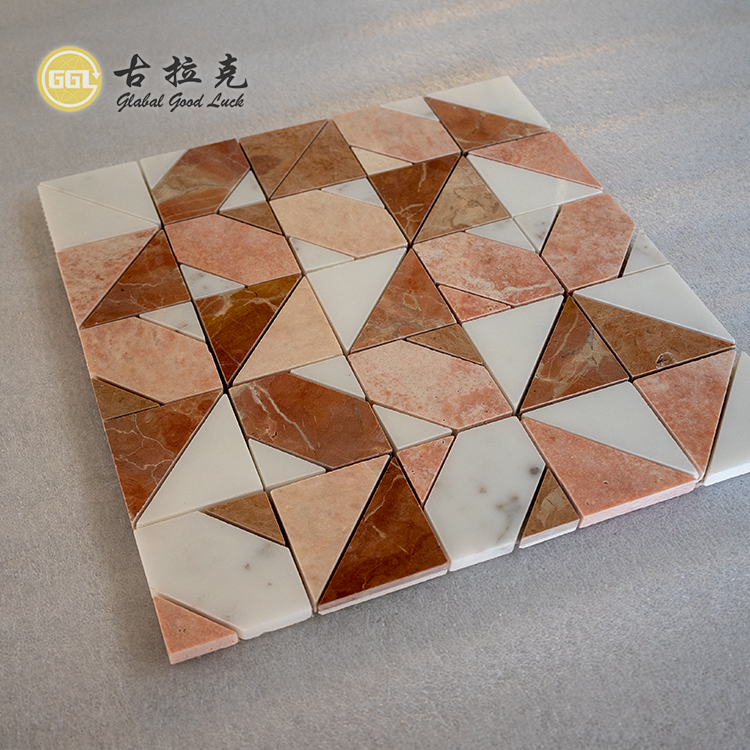 Red Marble  Mosaic Tiles