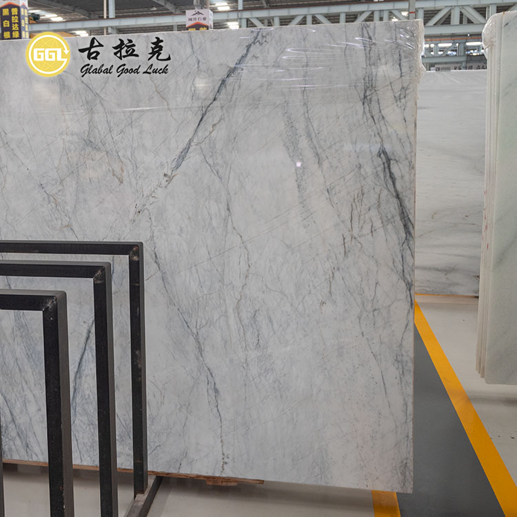 Factory Price Natural White Marble Slab for Interior Decoration