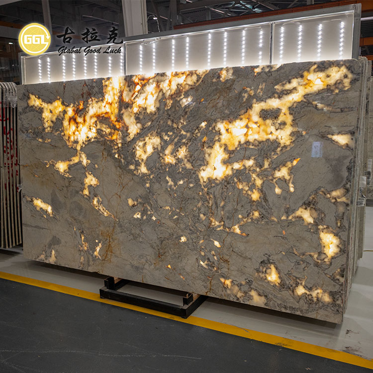 New Fendi White Marble Slab Light Stone for Luxury Backsplash Wall Decor