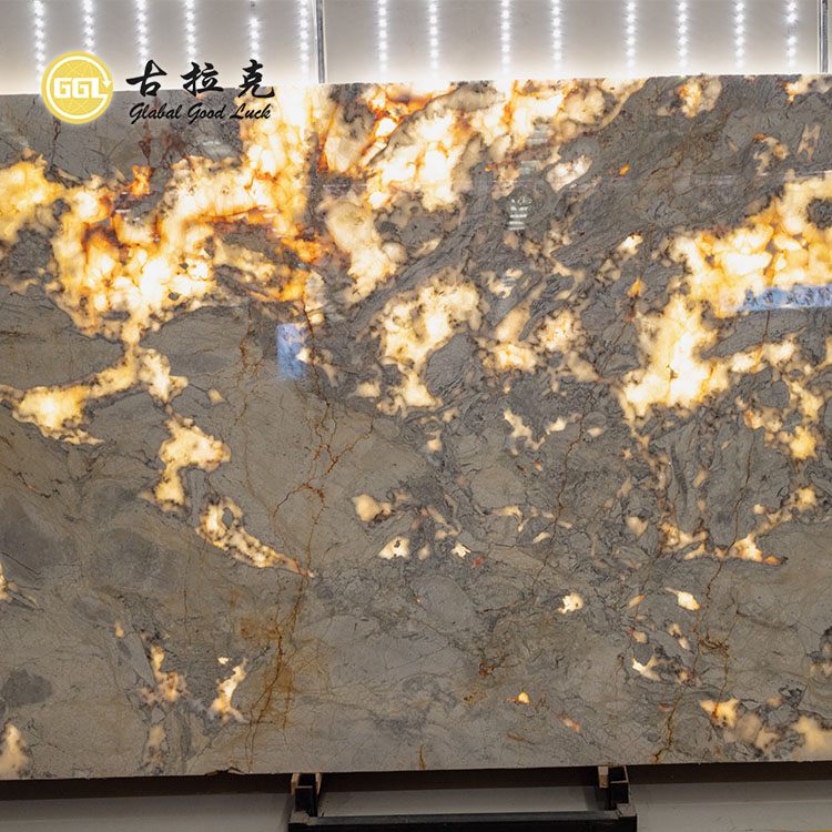 New Fendi White Marble Slab Light Stone for Luxury Backsplash Wall Decor