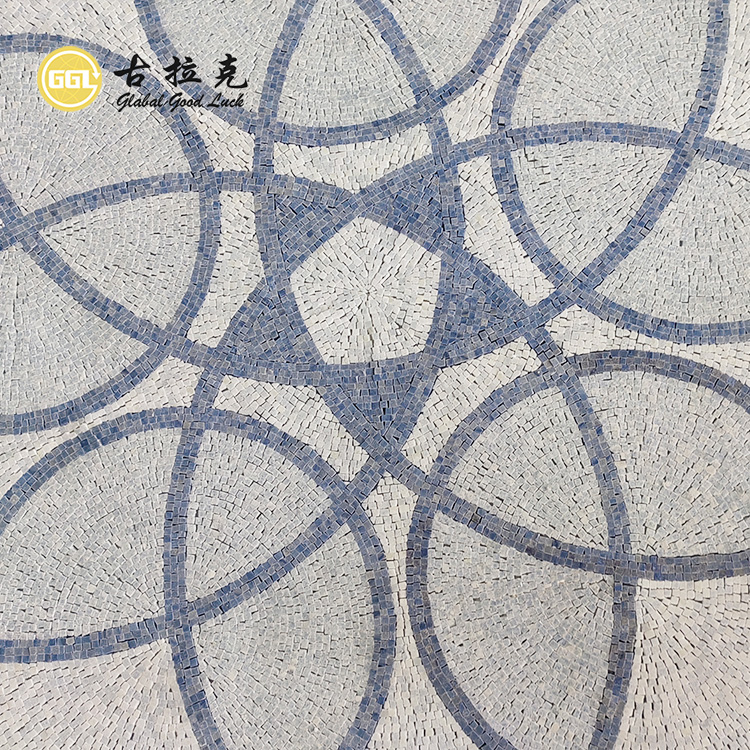 Waterjet Marble Stone Customized Pattern Medallion for Flooring Decor