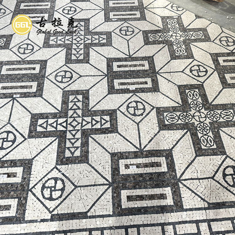 Customized Hand-made Art Mosaic Tile for Restaurant Wall Flooring Decor