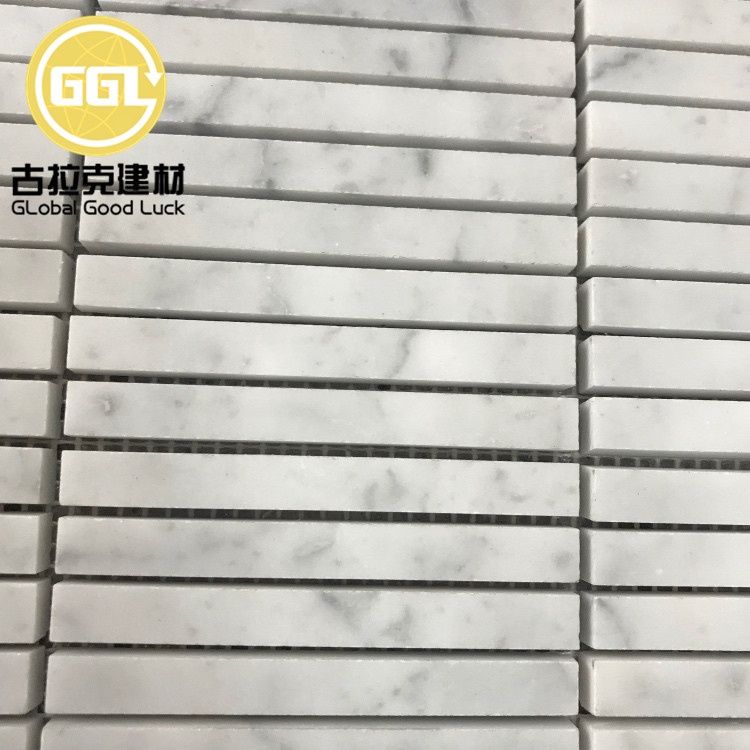 Modern Carrara White Stone Mosaic Tile Stromatolite Mosaic Tile For Home/Villa/Hotel Wall and Floor Decor