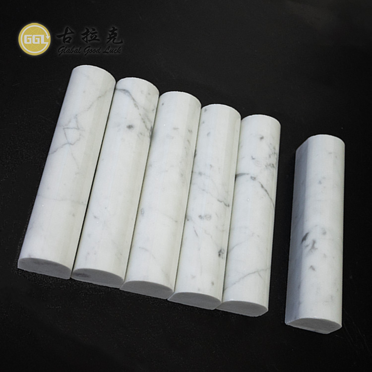 New Product Marble Natural Ellipse Strip Mosaics Stone for Hotel and Villa Decoration