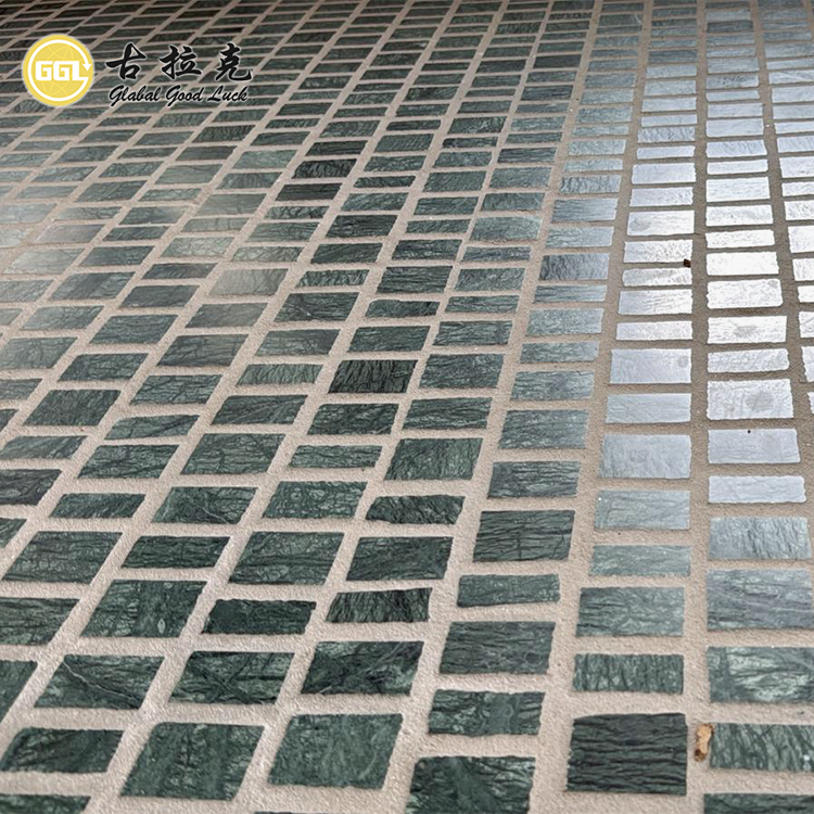 Rough Cut Marble Natural Stone Mosaic Tile Customized for Wall Flooring Decor
