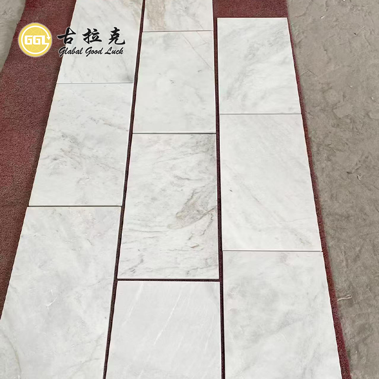 Jiashi White Marble Stone Cut-to-Size Natural Mable for Bathroom Wall Floor Decor