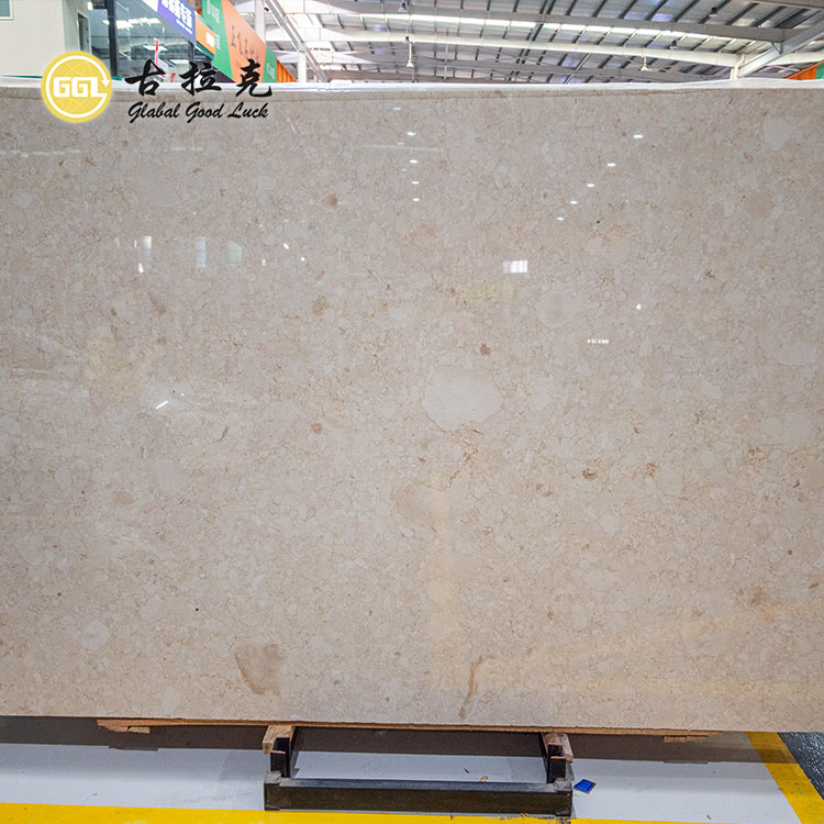 Natural Marble Slab Beige Marble  for Interior Wall and Floor Stair Tiles Project
