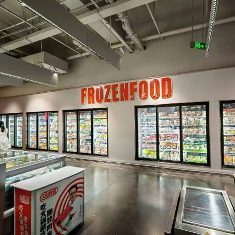 Vitrine med glasdør - Gå-Ind Køle/Frost