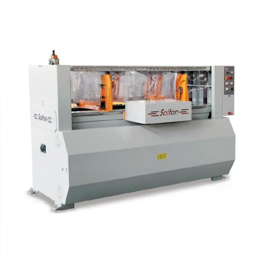 SF7013S High Productivity Autoamtic Double Head Wood Pallet Notching Machine