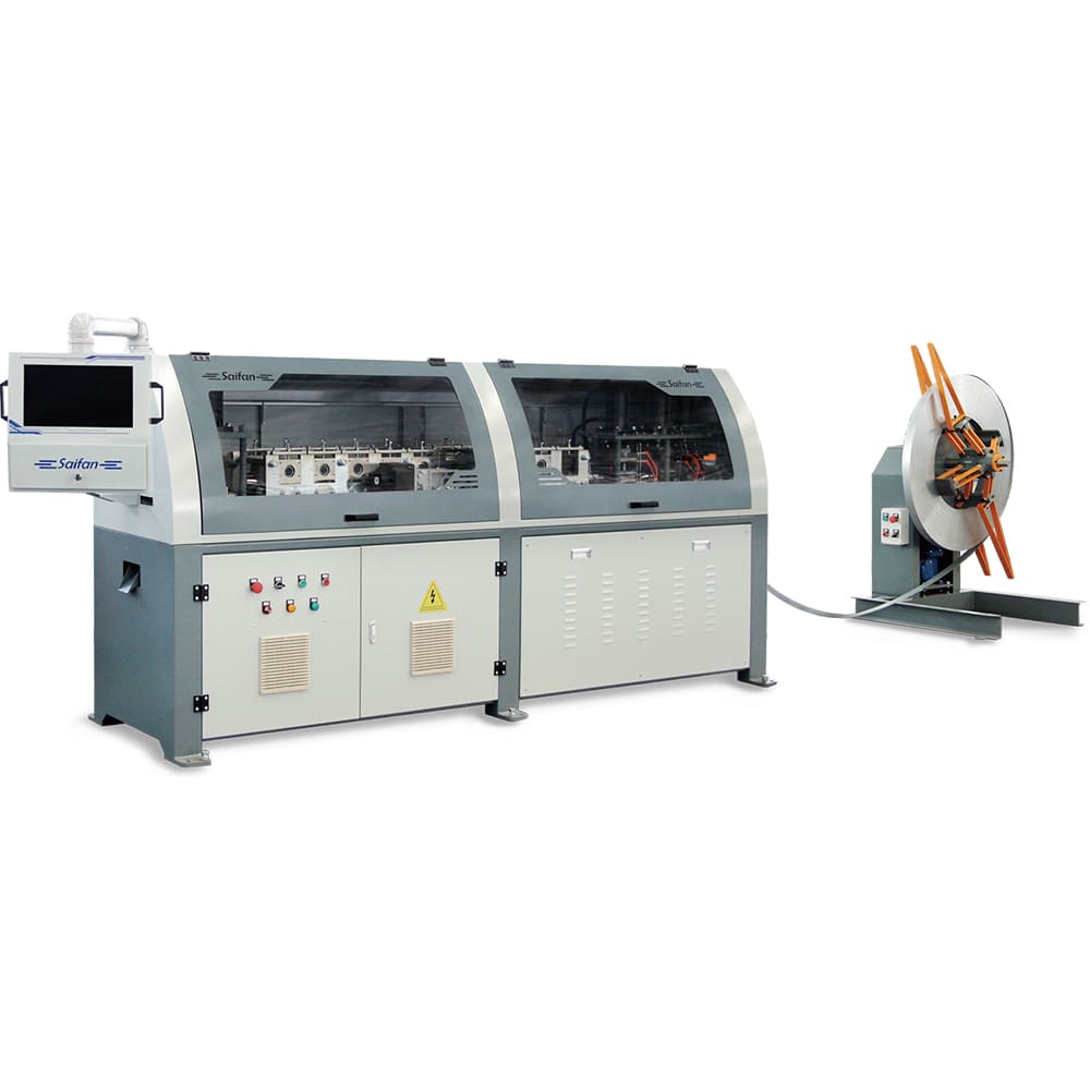 SF3103 Professional wrapping steel strip machine to make nailless wood box
