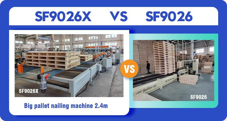 Automatic 2400mm Large American Wooden  Pallet Nailing Making  Machine woodworking machinery supplier