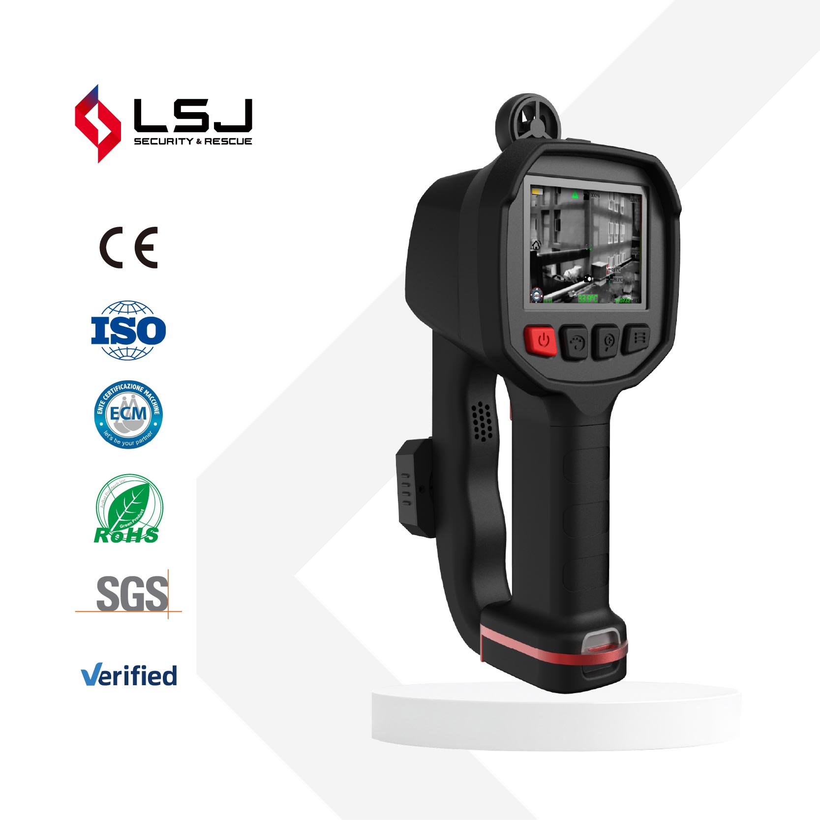 Fáðu betri tölu um umhverfið og athugaðu óvenjanlega hitamynstri með geðhitiþjálfara fyrir Android.