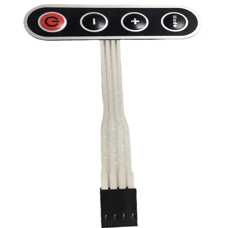 Mukautettavissa uusi saapuminen kultainen toimittaja polydome membrane-switch paneeli painikkeet näppäimistö valmistaja