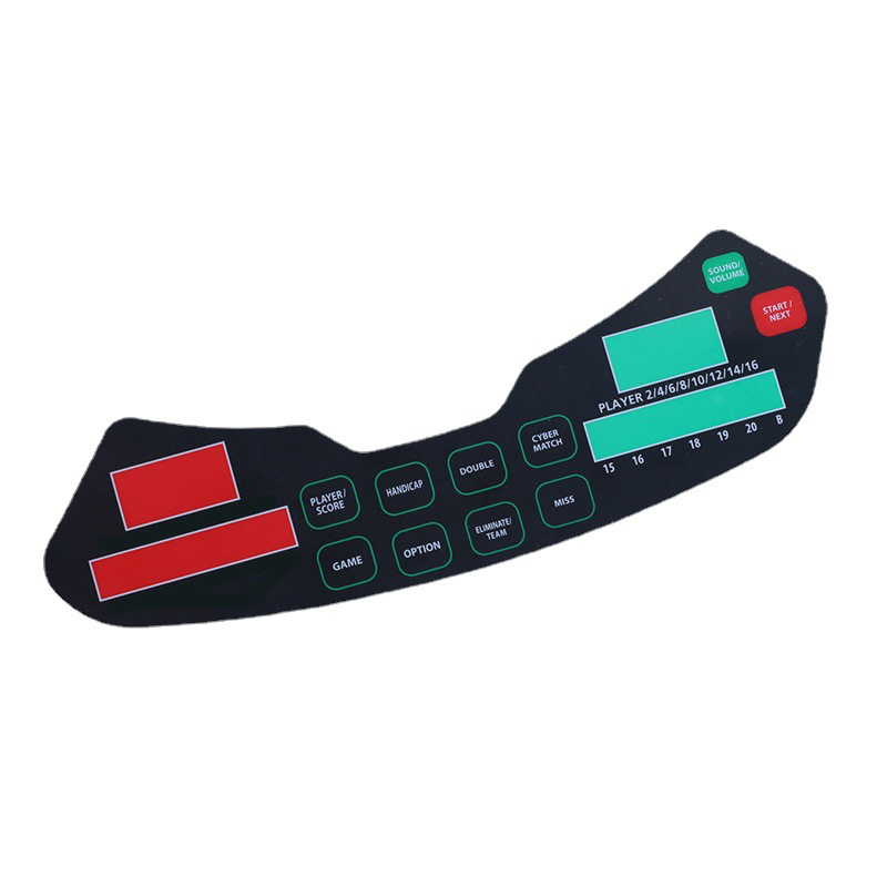 Sovrapposizione Grafica Personalizzata per Pannello di Controllo con Pulsanti a Rilievo per Applicazioni Elettriche