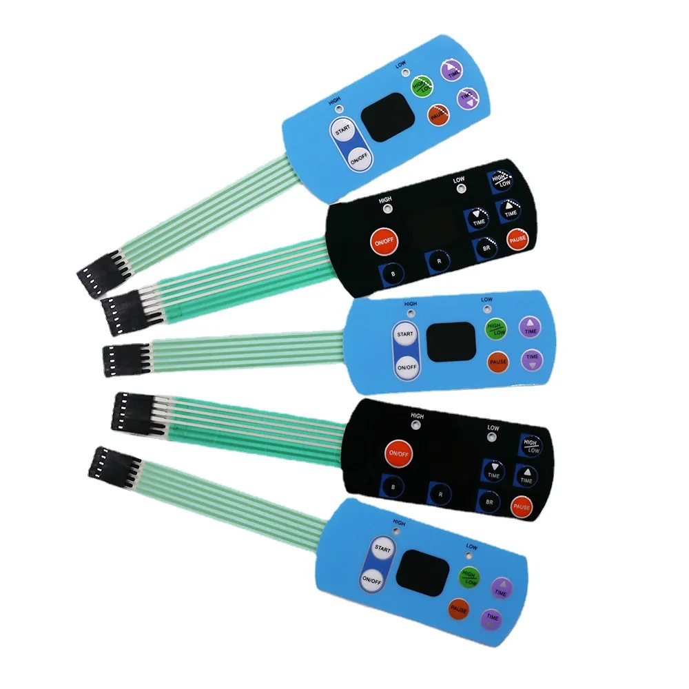 Tedarikçi OEM Özel Ucuz Düşük Fiyatlı Basma Butonu Kapasitif Dokunmatik DIY Membana Anahtarı