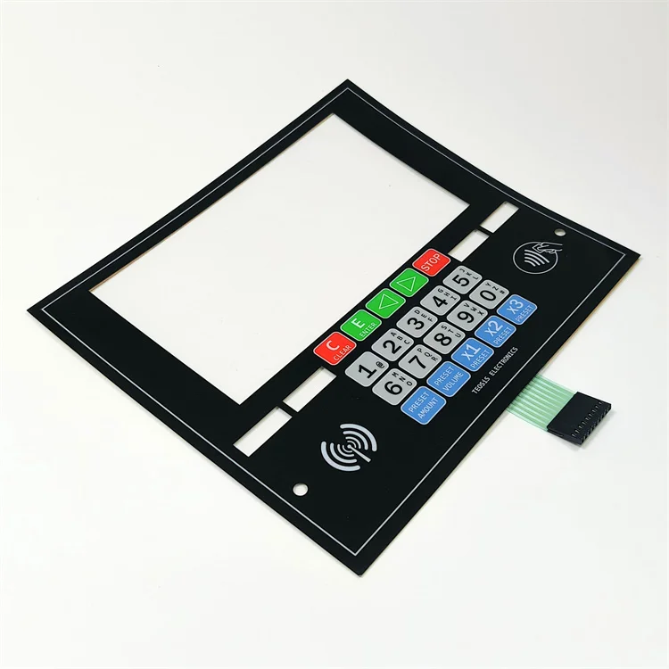 PET/FPC membrane keypad touch silkscreen membrane switch keyboard