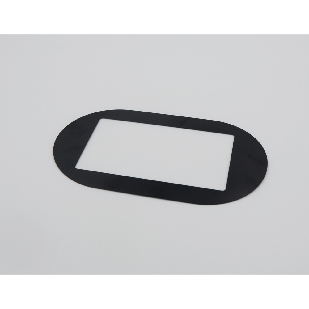 Solhuse batteripanel skærm membran grafisk overlay PET/PC/PVC display sort panel PC front polycarbonatplade