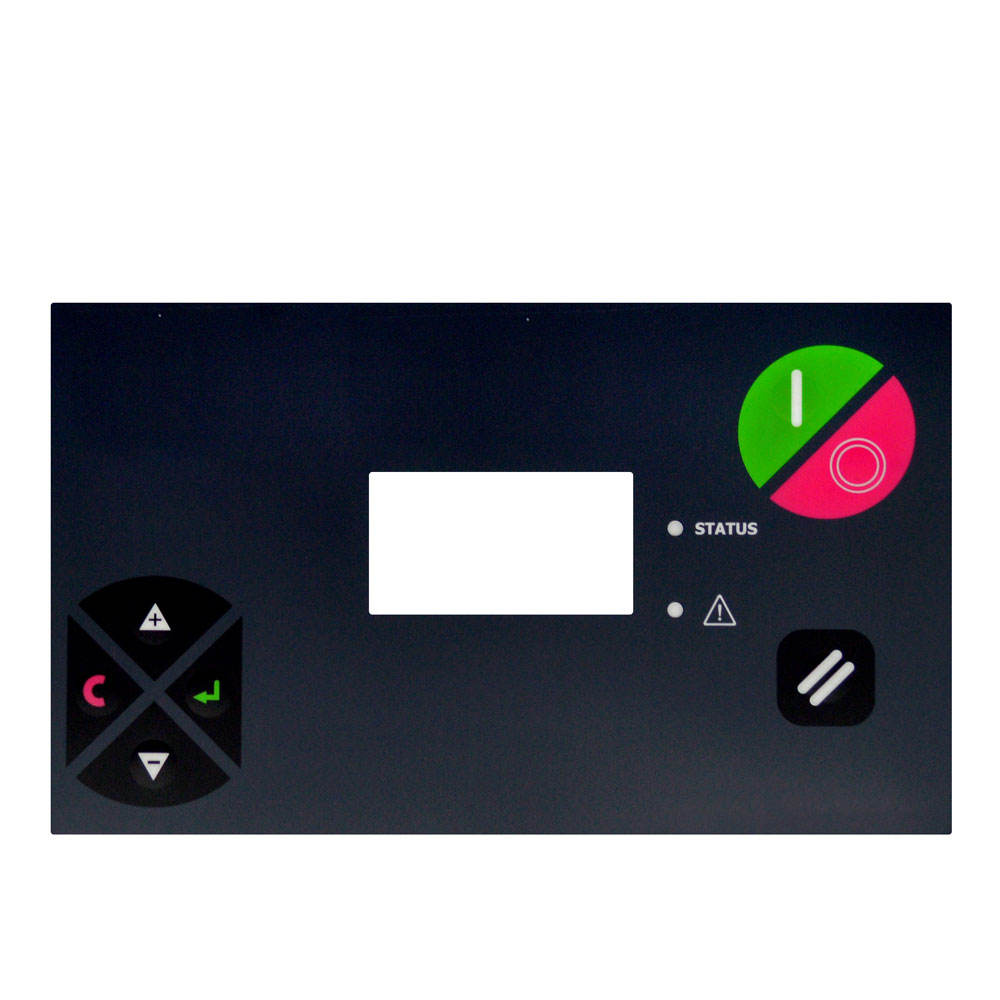 Steuerung Touch-Grafikoverlay PC individuelle Frontplatte individueller Membranschalter Schalttafel